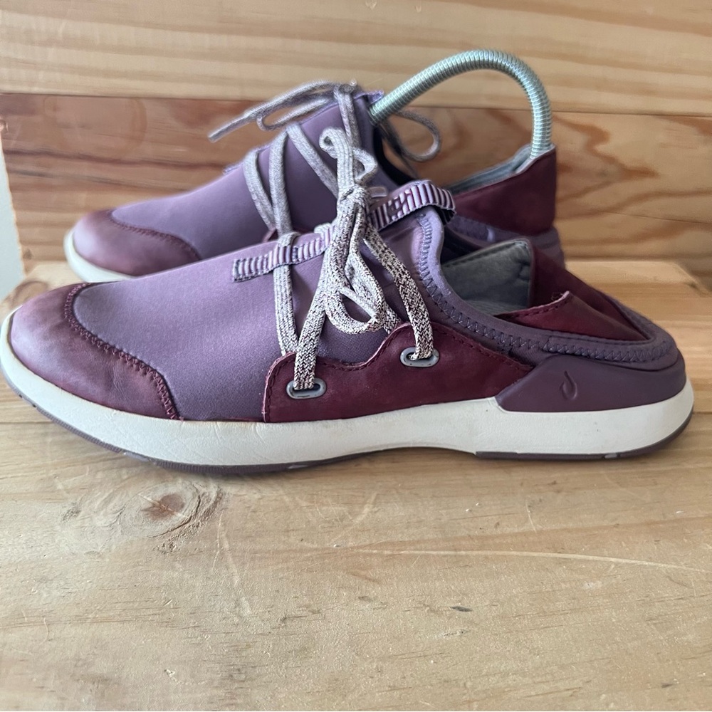 Olukai Miki Li Convertible Sneaker in Plum size 7 - Picture 15 of 16